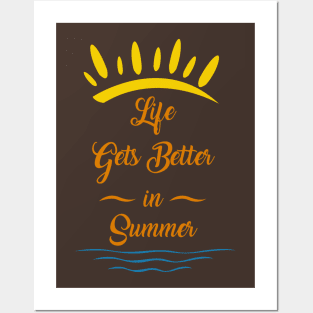 life in summer Posters and Art